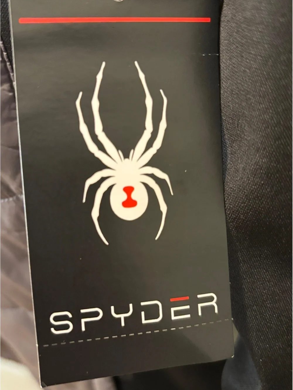 Spyder Men’s Lightweight Hybrid Full-Zip Jacket Gray/Black Size Small